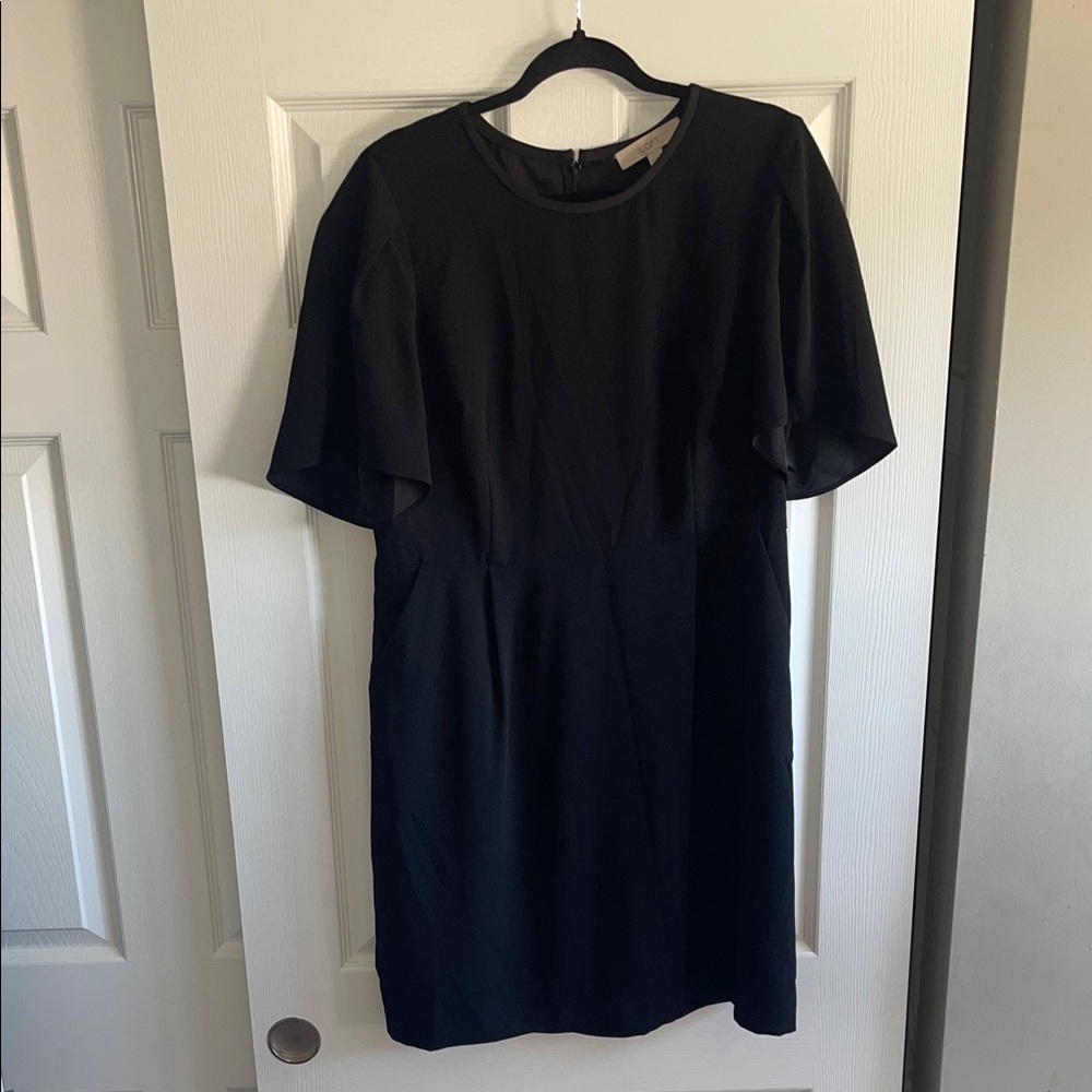 LOFT Classic Black Mini Dress